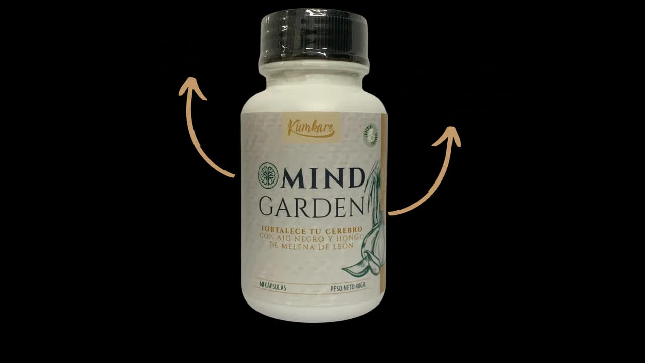 MindGarden: cápsulas de melena de león y ajo negro